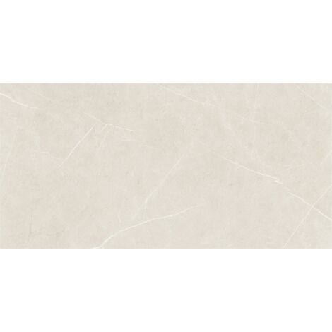 Carrelage mural uni beige 30x60 cm – Effet marbre élégant – Pour intérieur moderne – Baldocer