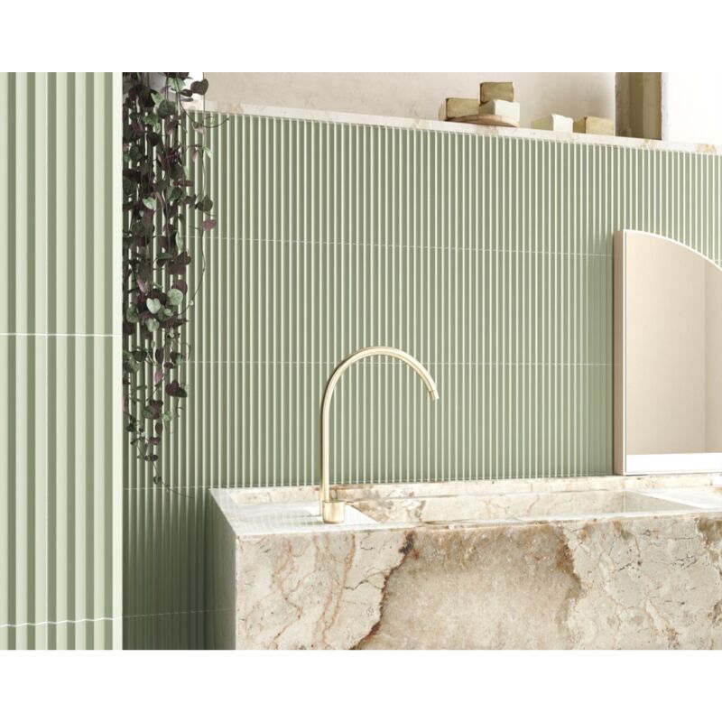 Equipe - Faïence - costa nova - costa nova tansy green - 5X20PRAIA - Mat