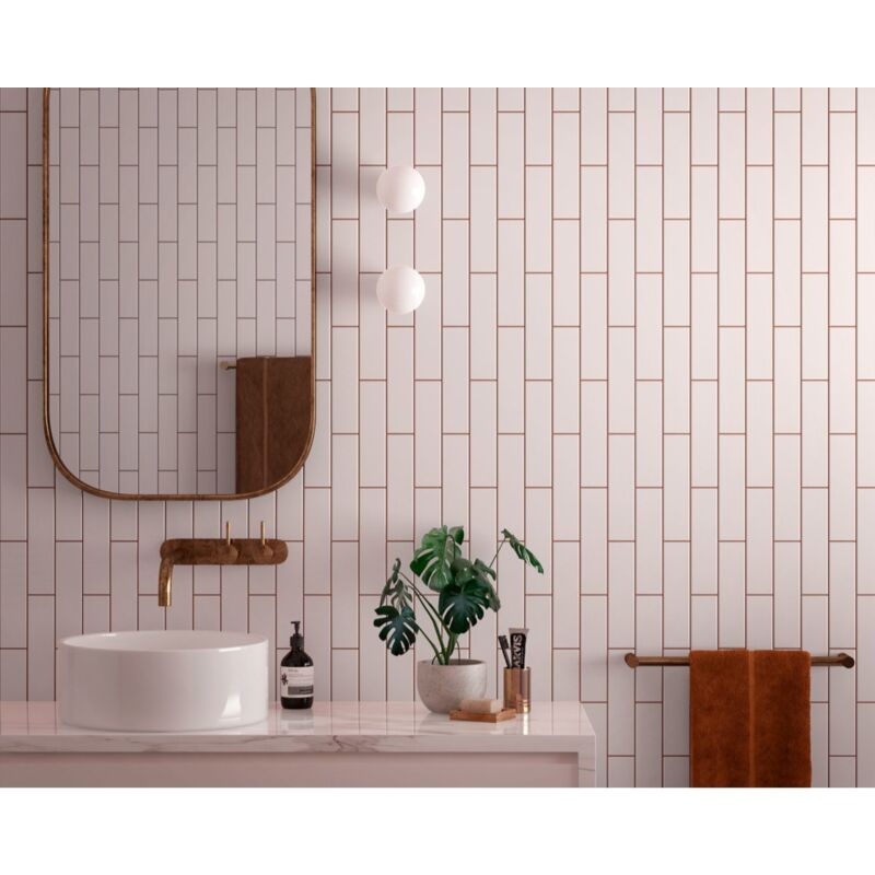 Faïence - COSTA NOVA - COSTA NOVA PINK STONY - 5X20 - Mat