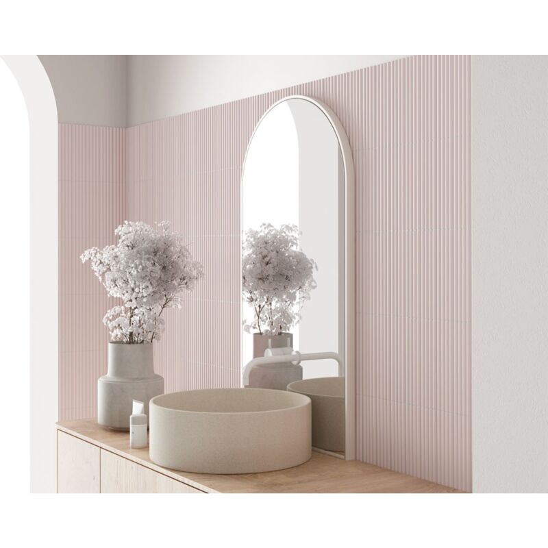 Equipe - Faïence - costa nova - costa nova pink stony - 5X20 onda - Mat