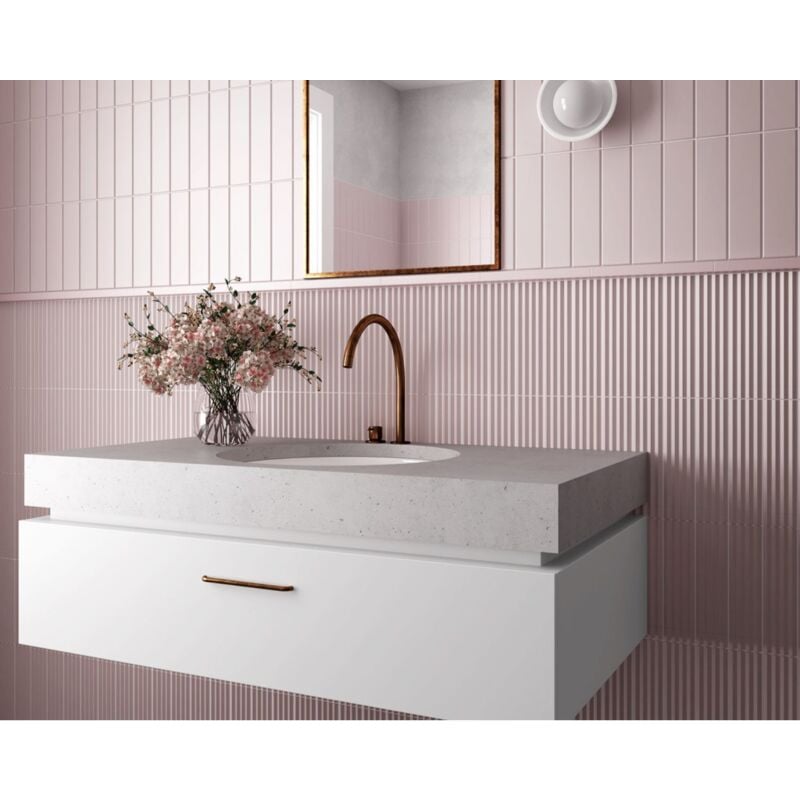 Equipe - Faïence - costa nova - costa nova pink stony - 5X20PRAIA - Mat