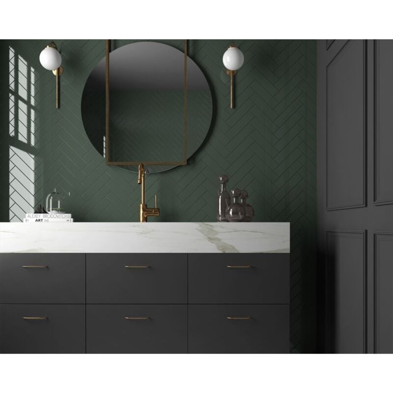 Equipe - Faïence - costa nova - costa nova laurel green - 5X20 - Brillant