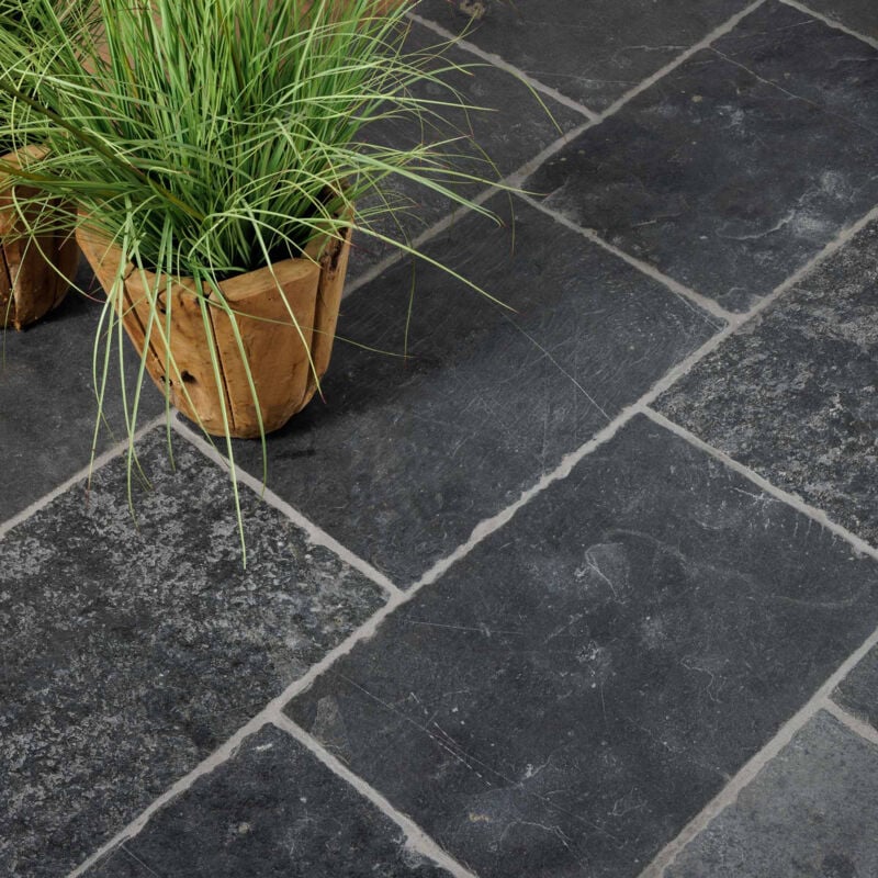 Carrelage Pierre Naturelle Tandur - 60x40x2 cm - Noir (vendu par dalle de 0,24 m²)