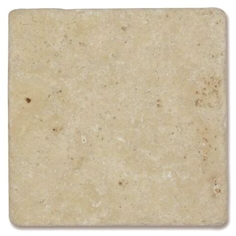 Carrelage pierre TRAVERTIN vieilli beige LIGHT MIX 10x10cm - 0.5m²