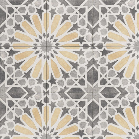 Carrelage sol effet carreaux de ciment Casablanca guadix 20x20 cm - Reflex Boutique