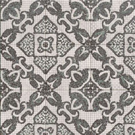 Carrelage sol effet carreaux de ciment Haussman décor colonial 20x20 cm - Reflex Boutique