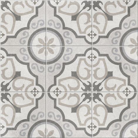 Carrelage sol effet carreaux de ciment Stella pisa 60x60 cm - Réflex Boutique