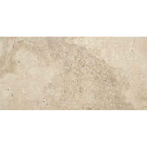 Carrelage sol effet Travertin Tivertino Terre 60x120 cm - Réflex boutique