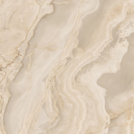 Carrelage sol et mur poli effet marbre Bavaro ambre 120x120 cm - Réflex boutique