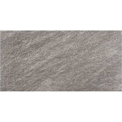Carrelage sol extérieur effet pierre Bocca di l'oro gris R11 30x60cm - Reflex Boutique