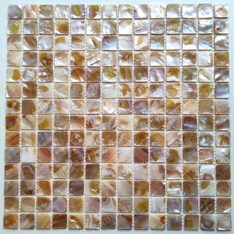 Carrelage sol mosaique murale en nacre Nacarat Naturel