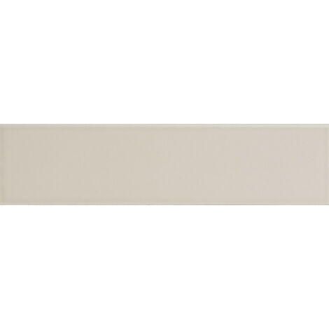 Carrelage sol / mur brique uni taupe 5,6x23,2 cm  MODULO BASE POLVERE