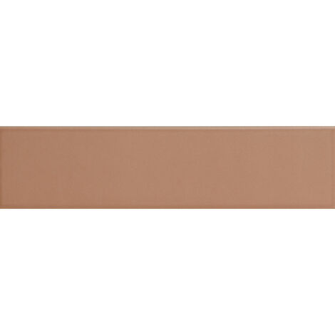 Carrelage sol / mur brique uni terracotta 5,6x23,2 cm  MODULO BASE MATTONE (vendu par boite de 0,52m2)