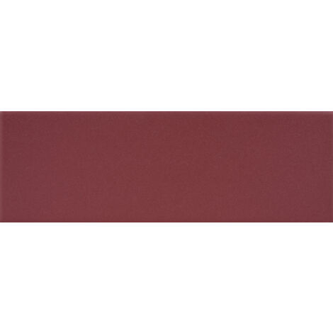 Carrelage sol / mur briquette rectangulaire uni rouge mate 5X15 cm FÄRGBLOCK MATT BORGOGNA FGB 124M (vendu par boite de 0,60m2)