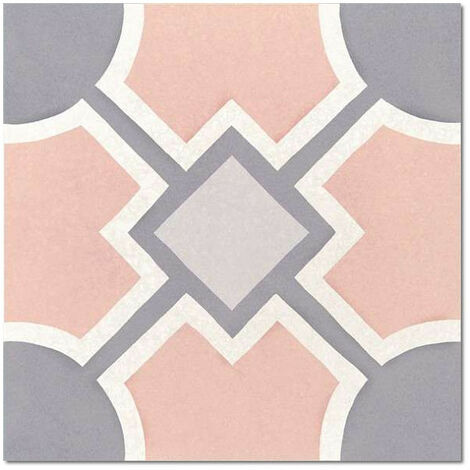 Carrelage sol / mur effet ciment 20x20 cm CAPRICE DECO SOLSTICE PASTEL(vendu par boite de 1m2)