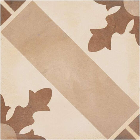 Carrelage sol / mur effet ciment 20x20 cm TERRA CARDINALE  (vendu par boite de 1,20m2)