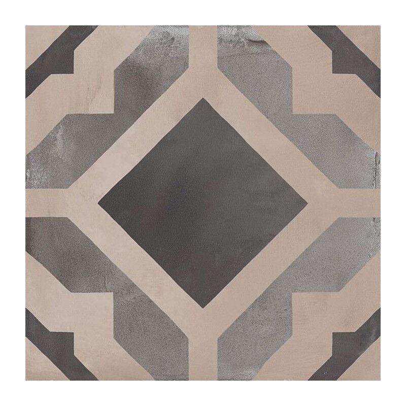 Carrelage sol / mur effet ciment 20x20 cm terra geometria (vendu par boite de 1,20m2)