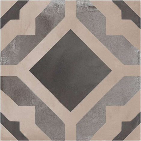 Carrelage sol / mur effet ciment 20x20 cm TERRA GEOMETRIA (vendu par boite de 1,20m2)