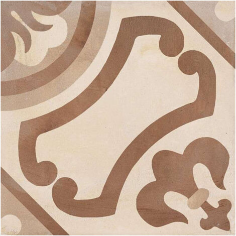Carrelage sol / mur effet ciment 20x20 cm TERRA GIGLIO BEIGE (vendu par boite de 1,20m2)