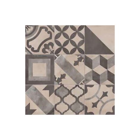 Carrelage sol / mur effet ciment 20x20 cm TERRA MIX PATCHWORK  (vendu par boite de 1,20m2)