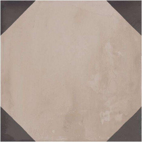 Carrelage sol / mur effet ciment 20x20 cm TERRA OTTAGONO  (vendu par boite de 1,20m2)