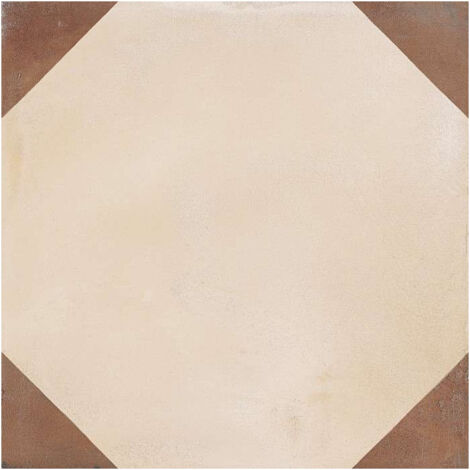 Carrelage sol / mur effet ciment 20x20 cm TERRA OTTAGONO  (vendu par boite de 1,20m2)