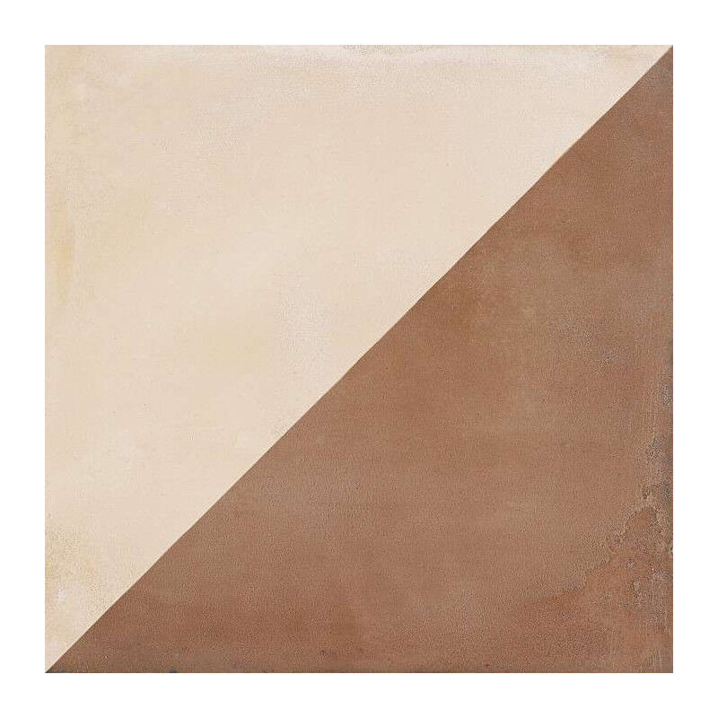 Carrelage sol / mur effet ciment 20x20 cm terra triangolo (vendu par boite de 1,20m2)