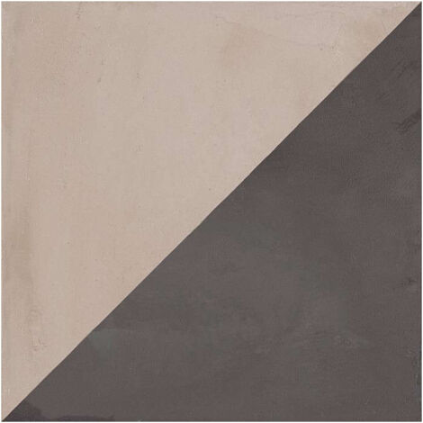 Carrelage sol / mur effet ciment 20x20 cm TERRA TRIANGOLO  (vendu par boite de 1,20m2)