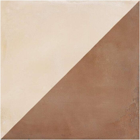 Carrelage sol / mur effet ciment 20x20 cm TERRA TRIANGOLO  (vendu par boite de 1,20m2)