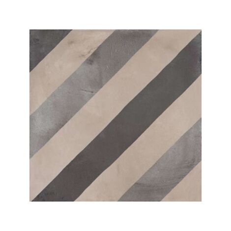 Carrelage sol / mur effet ciment gris 20x20 cm TERRA LINEA  (vendu par boite de 1,20m2)