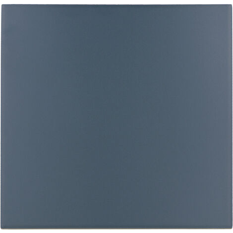 Carrelage sol / mur effet ciment uni noir 20x20 cm  RIVOLI BLACK 30720(vendu par boite de 1m2)