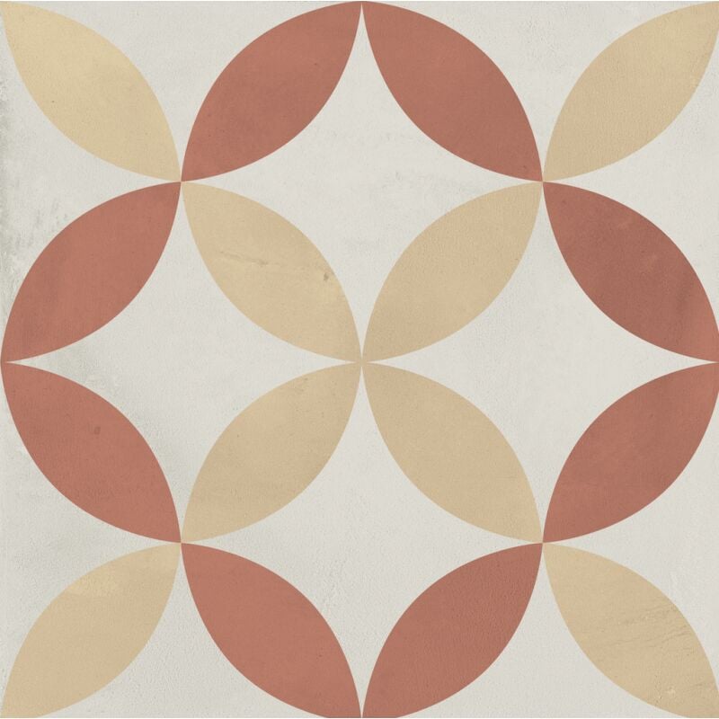 Carrelage sol / mur effet ciment vieilli 20x20 cm terra art astro t.c (vendu par boite de 1,20m2)