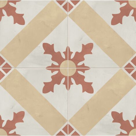 Carrelage sol / mur effet ciment vieilli  20x20 cm TERRA ART CARDINALE T.C  (vendu par boite de 1,20m2)
