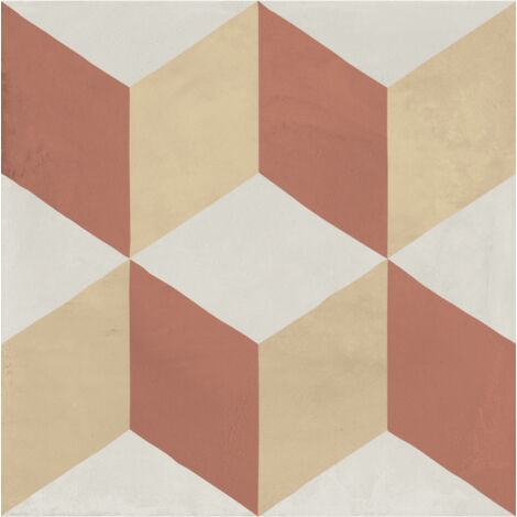 Carrelage sol / mur effet ciment vieilli  20x20 cm TERRA ART CUBO T.C  (vendu par boite de 1,20m2)