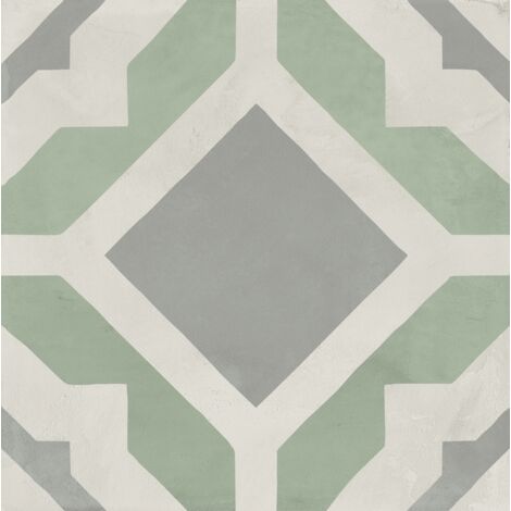Carrelage sol / mur effet ciment vieilli  20x20 cm TERRA ART GEOMETRIA S.M  (vendu par boite de 1,20m2)