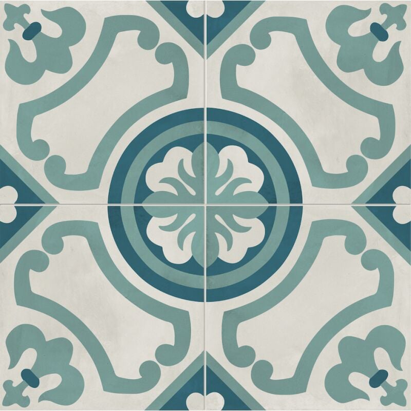 Carrelage sol / mur effet ciment vieilli 20x20 cm terra art giglio o.c (vendu par boite de 1,20m2)