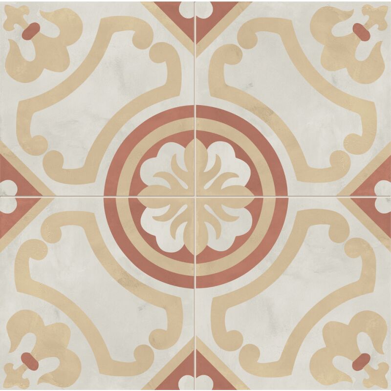 Carrelage sol / mur effet ciment vieilli 20x20 cm terra art giglio t.c (vendu par boite de 1,20m2)