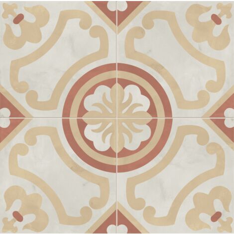 Carrelage sol / mur effet ciment vieilli  20x20 cm TERRA ART GIGLIO T.C  (vendu par boite de 1,20m2)