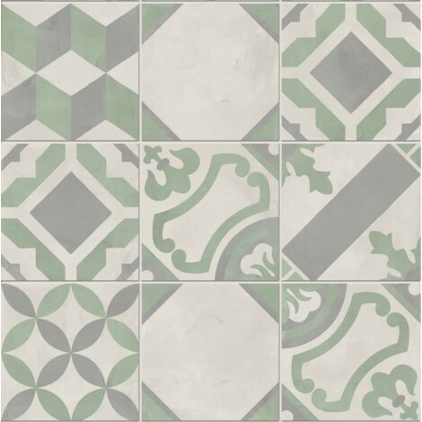 Carrelage sol / mur effet ciment vieilli  20x20 cm TERRA ART MIX S.M  (vendu par boite de 1,20m2)