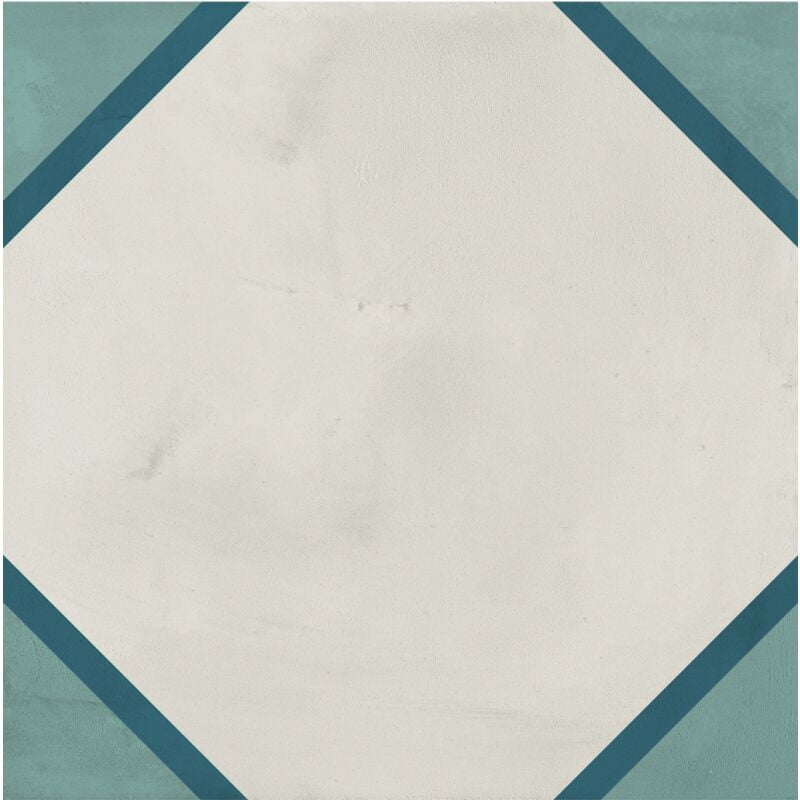 Carrelage sol / mur effet ciment vieilli 20x20 cm terra art otagono o.c (vendu par boite de 1,20m2)