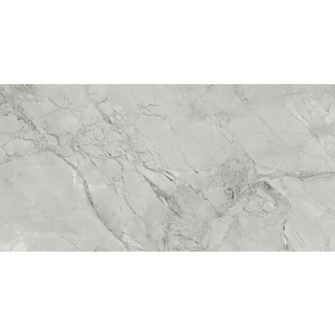 Carrelage sol / mur effet marbre gris 60x120 cm  - SCULTOREA Foam grey J649  (vendu par boite de 1,44m2)