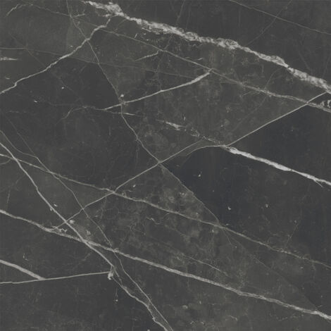 Carrelage sol / mur effet marbre noir 120X120 cm - SCULTOREA Dark diamond J455 (vendu par boite de 2,88m2)