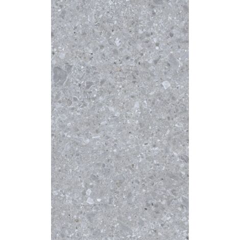 Carrelage sol/mur effet pierre grise PIETRA DI GRE Mat int/ext l.120 x L.280 cm CERALUX