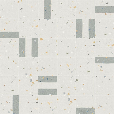 Carrelage sol / mur effet terrazzo 20x20 cm Croccante Granola Arandan (vendu par boite de 1m2)