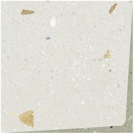 Carrelage sol / mur effet terrazzo 20x20 cm Croccante Meringa Multicolor (vendu par boite de 1m2)