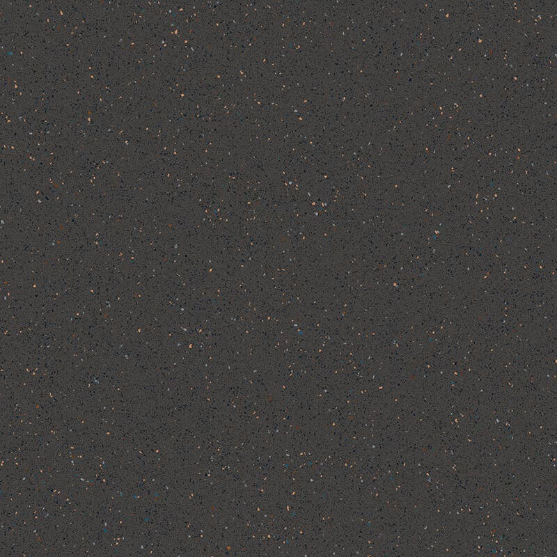 Carrelage sol / mur effet terrazzo grand format noir 80x80 cm micra r Grafito (vendu par boite de 1,28m2)
