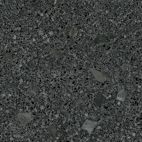 Carrelage sol / mur effet terrazzo noir 60x60 cm MISCELA R GRAFITO (vendu par boite de 1,44m2)