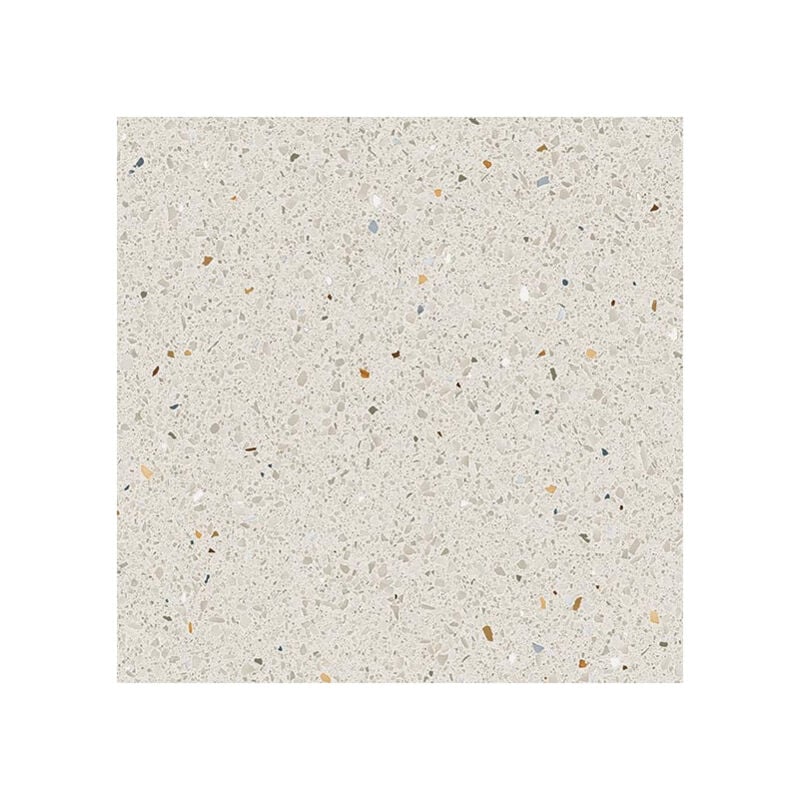 Carrelage sol / mur effet terrazzo uni blanc 20x20 cm micra Blanco (vendu par boite de 1m2)