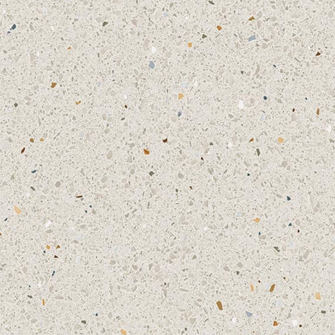 Carrelage sol / mur effet terrazzo uni blanc 20x20 cm MICRA Blanco (vendu par boite de 1m2)