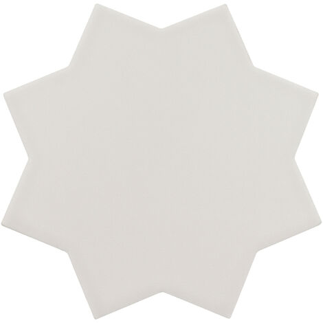 Carrelage sol / mur forme étoile gris 16,8x16,8 cm PORTO STAR OXFORD GRAY (vendu par boite de 0,49m2)